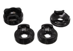 Toyota Matrix Motor Mount Insert Set - Front and Rear - Energy Suspension - Performance Polyurethane - Black - `03-`06